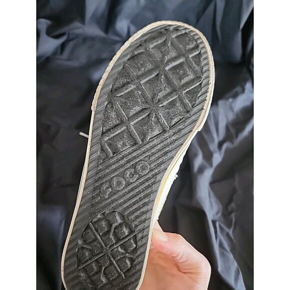 NFL Pittsburgh Steeler, Womens Size 8, Glitter Low Top Canvas Sneaker Shoe, FOCO - Picture 5 of 6